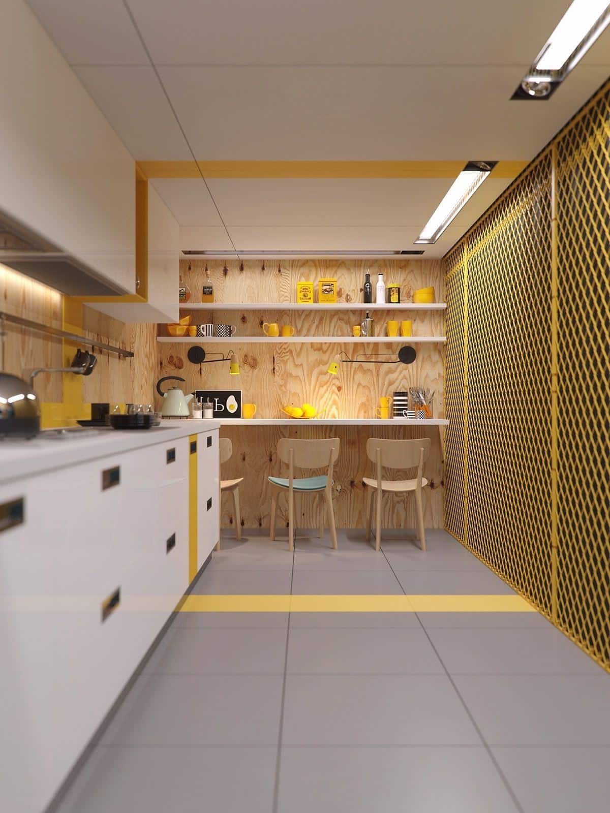 Дизайн интерьера узкой кухни требует особого подхода, так как наличие свободного пространство в таком помещении сильно ограничен