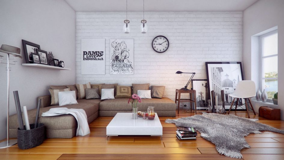 Дизайн интерьера комнаты выполнен в спокойном и умиротворенном стиле, способствующий созданию уютной атмосферы