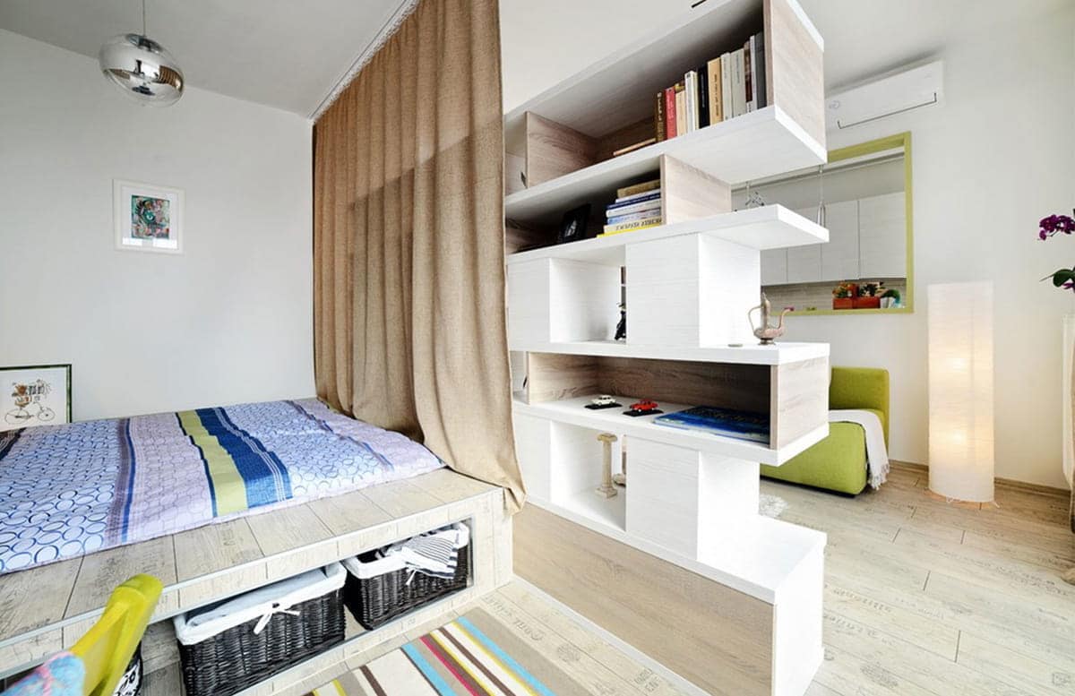 Необычное решение оформления квартиры-хрущевки в скандинавском стиле