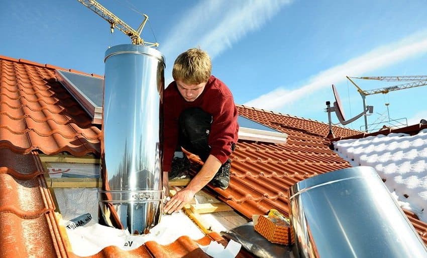 Гидроизоляция вентиляционной трубы на крыше